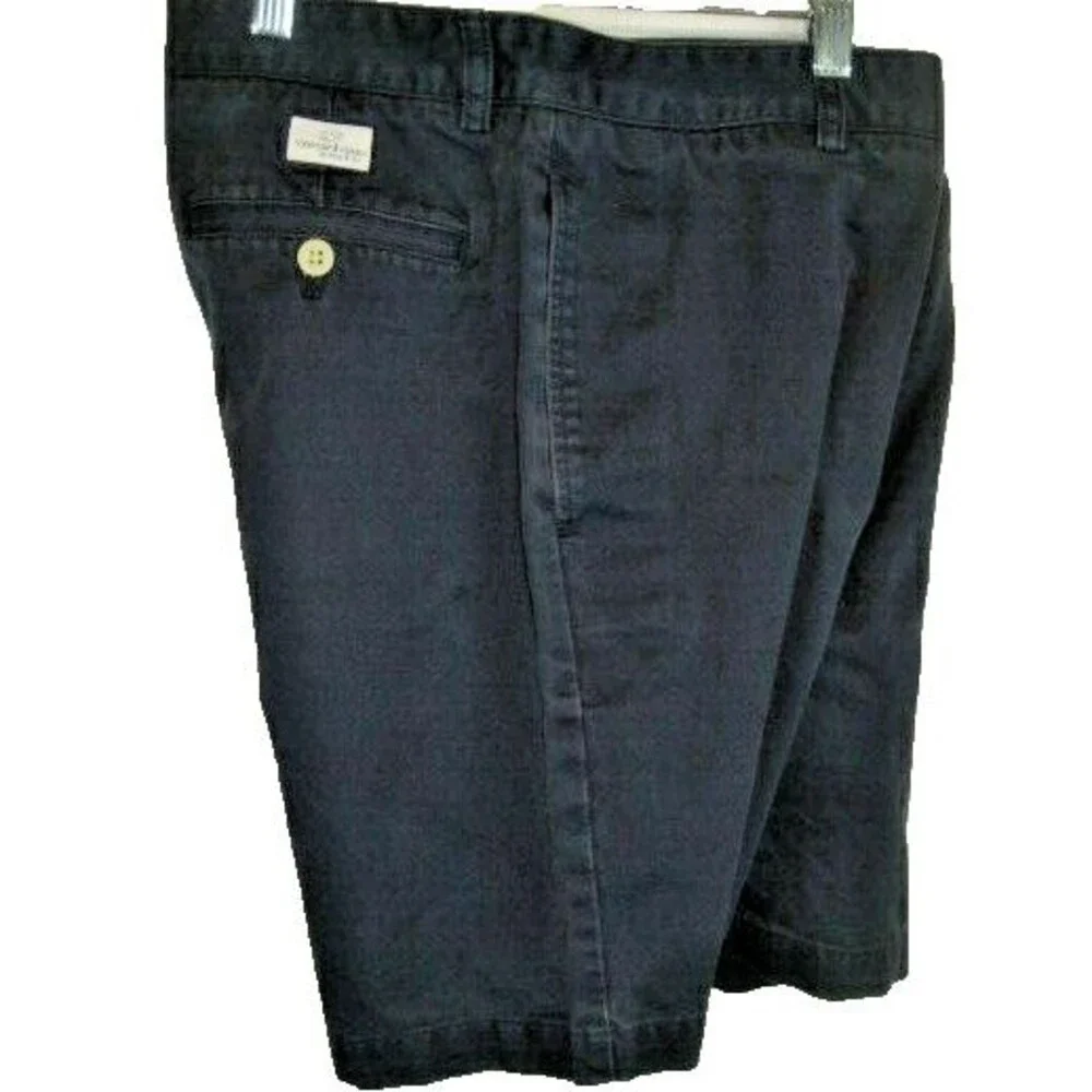 Mens Vineyard Vines Club Navy Flat Front Cotton Casual Golf Shorts sz 30x8